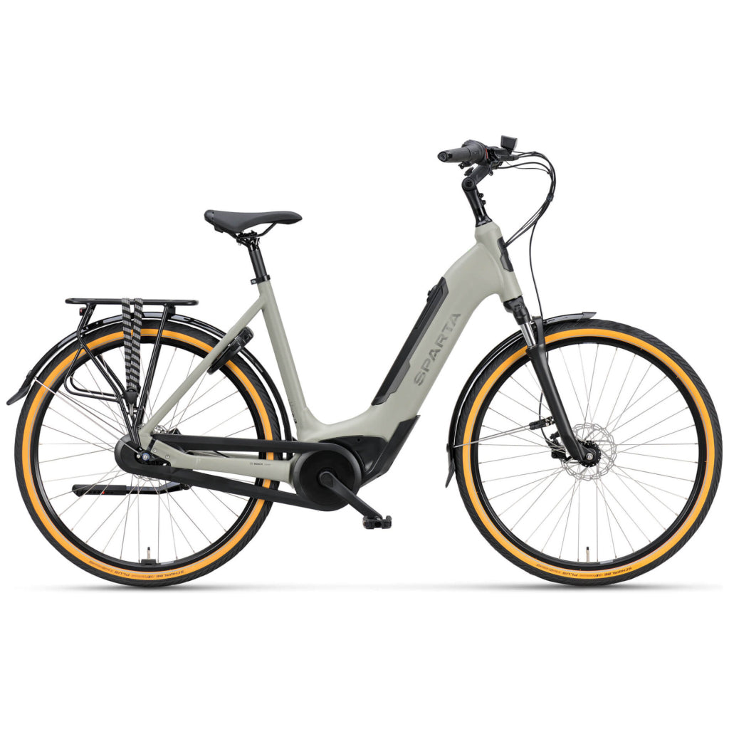 Sparta C-Grid Fit Dames E-Bike | 500Wh Accu | 7 Versnellingen | Betongrijs Mat
