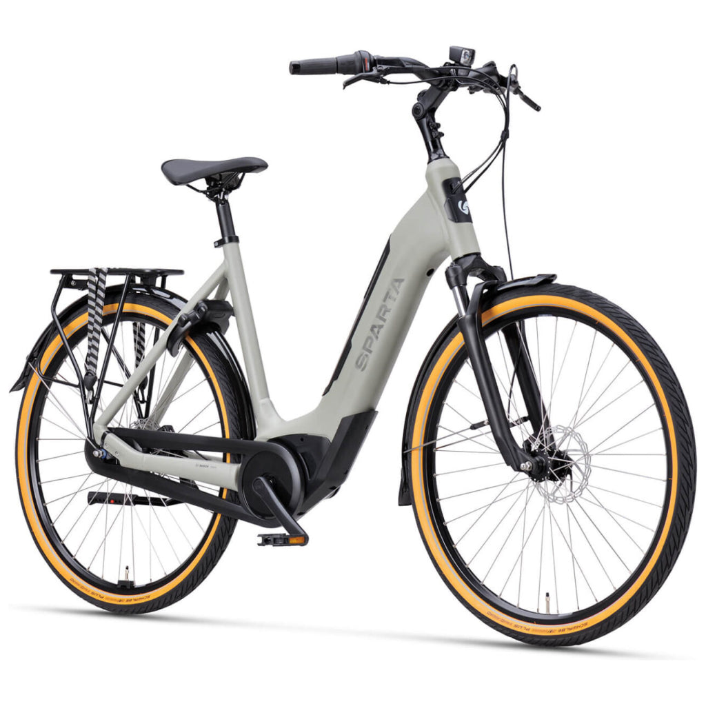 Sparta C-Grid Fit Dames E-Bike | 500Wh Accu | 7 Versnellingen | Betongrijs Mat
