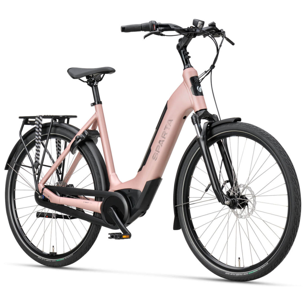Sparta C-Grid Energy BES3 Dames E-Bike | 500Wh Accu | 7 Versnellingen | New Pink Mat