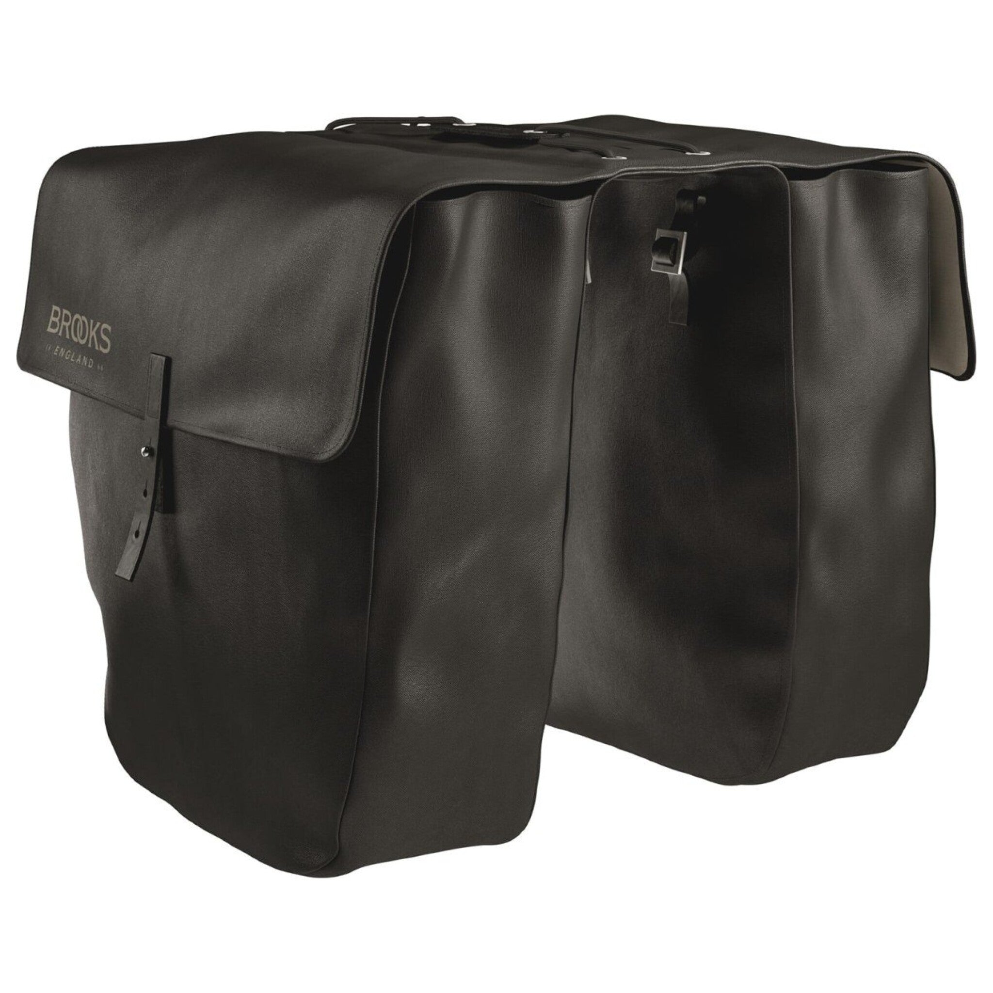 Brooks Brick Lane Pannier dubbele tas zwart