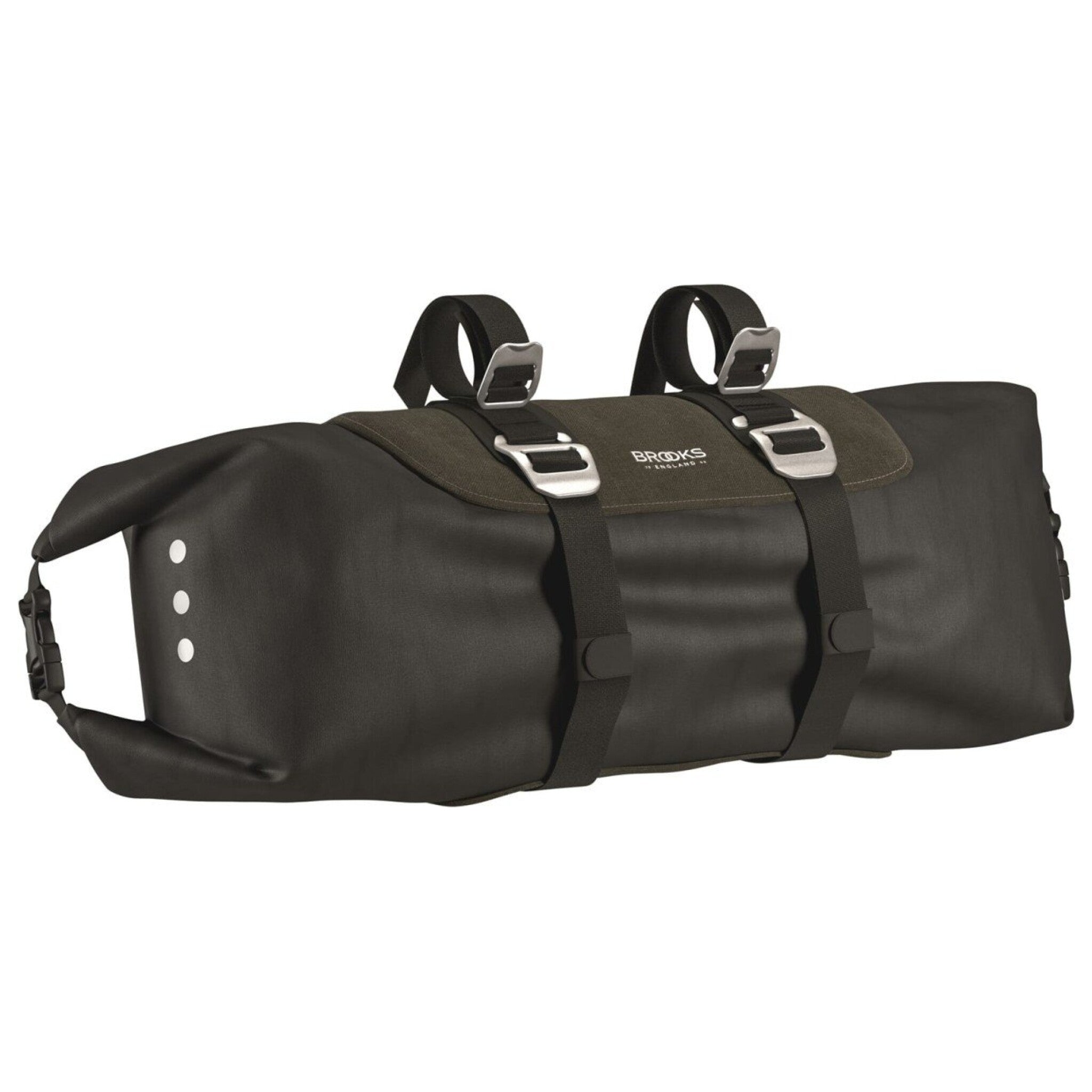 Brooks Scape Handlebar Roll stuur tas modder groen