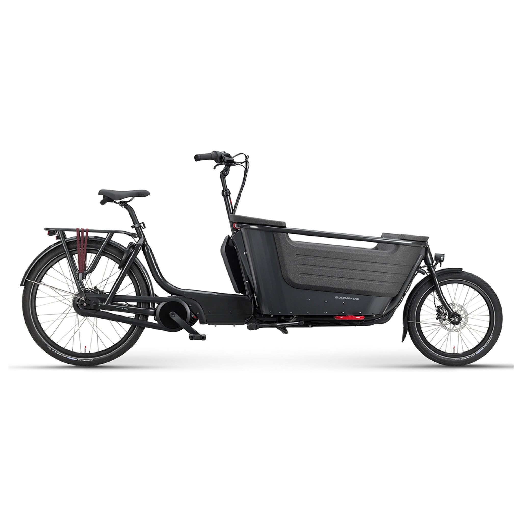 Batavus Fier 2 - Elektrische Bakfiets, 5v, Zwart