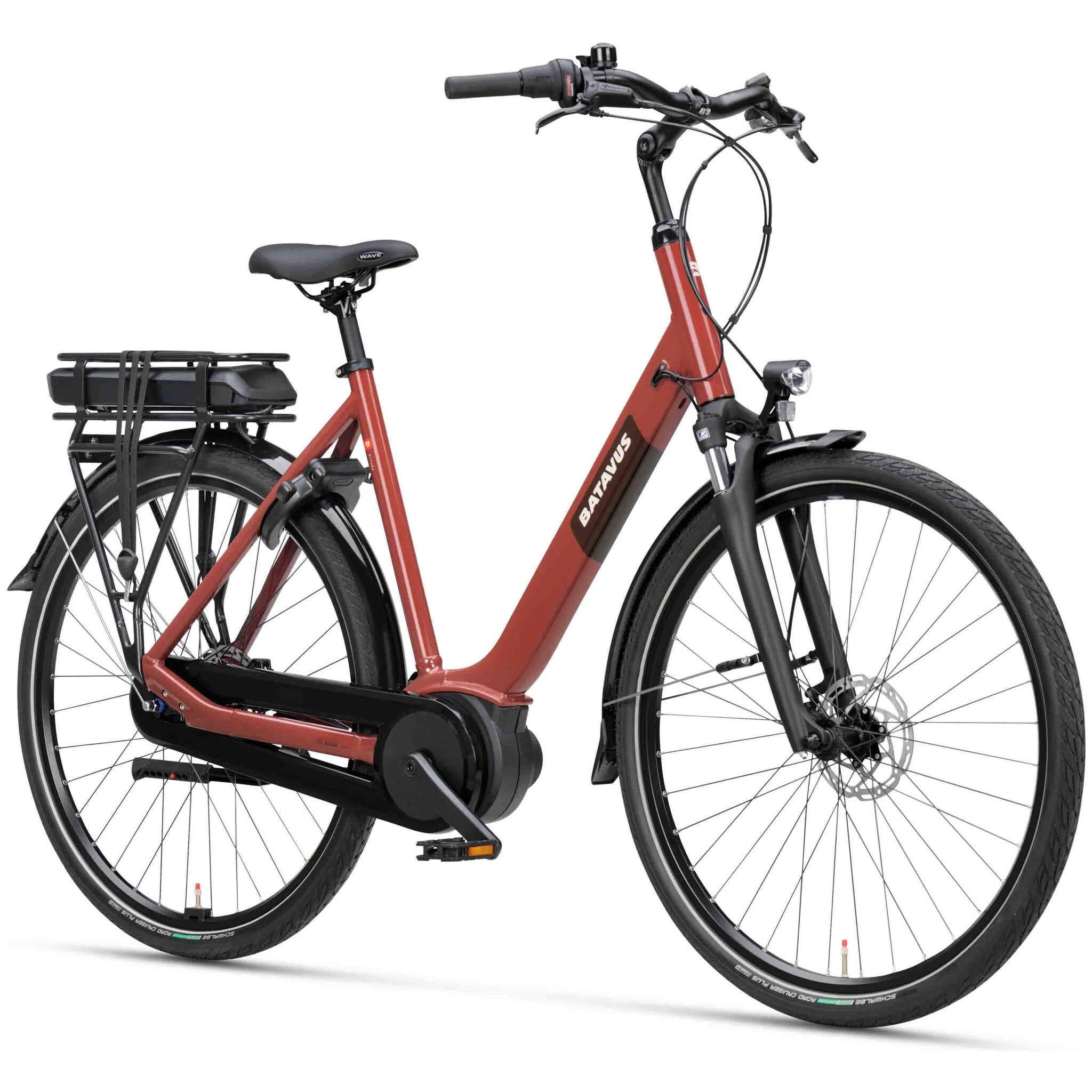 BATAVUS Altura E-Go Plus N7 Lageinstap Rood Bruin Glans 51cm 2024