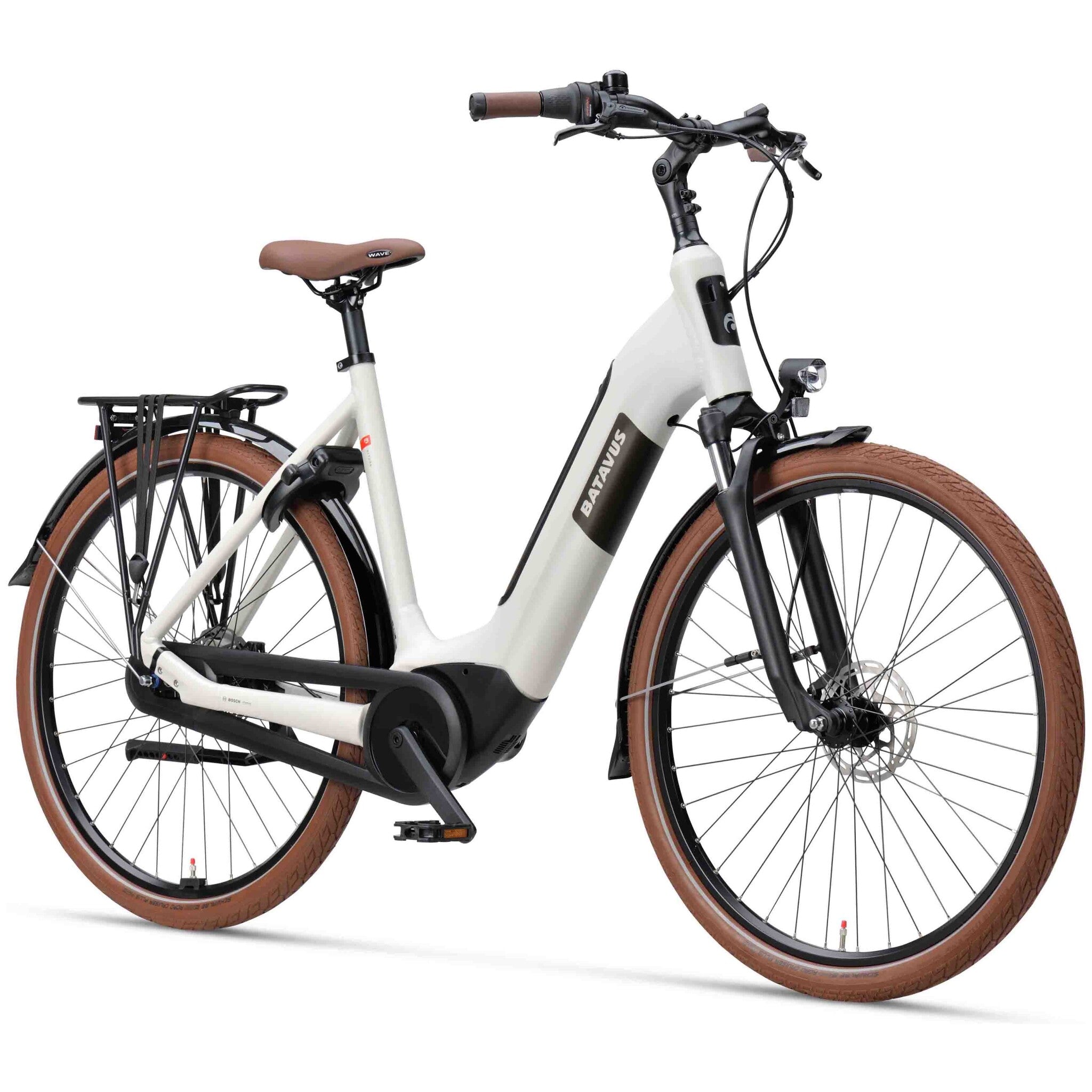 Batavus Altura E-Go Power elektrische damesfiets lichtgrijs mat