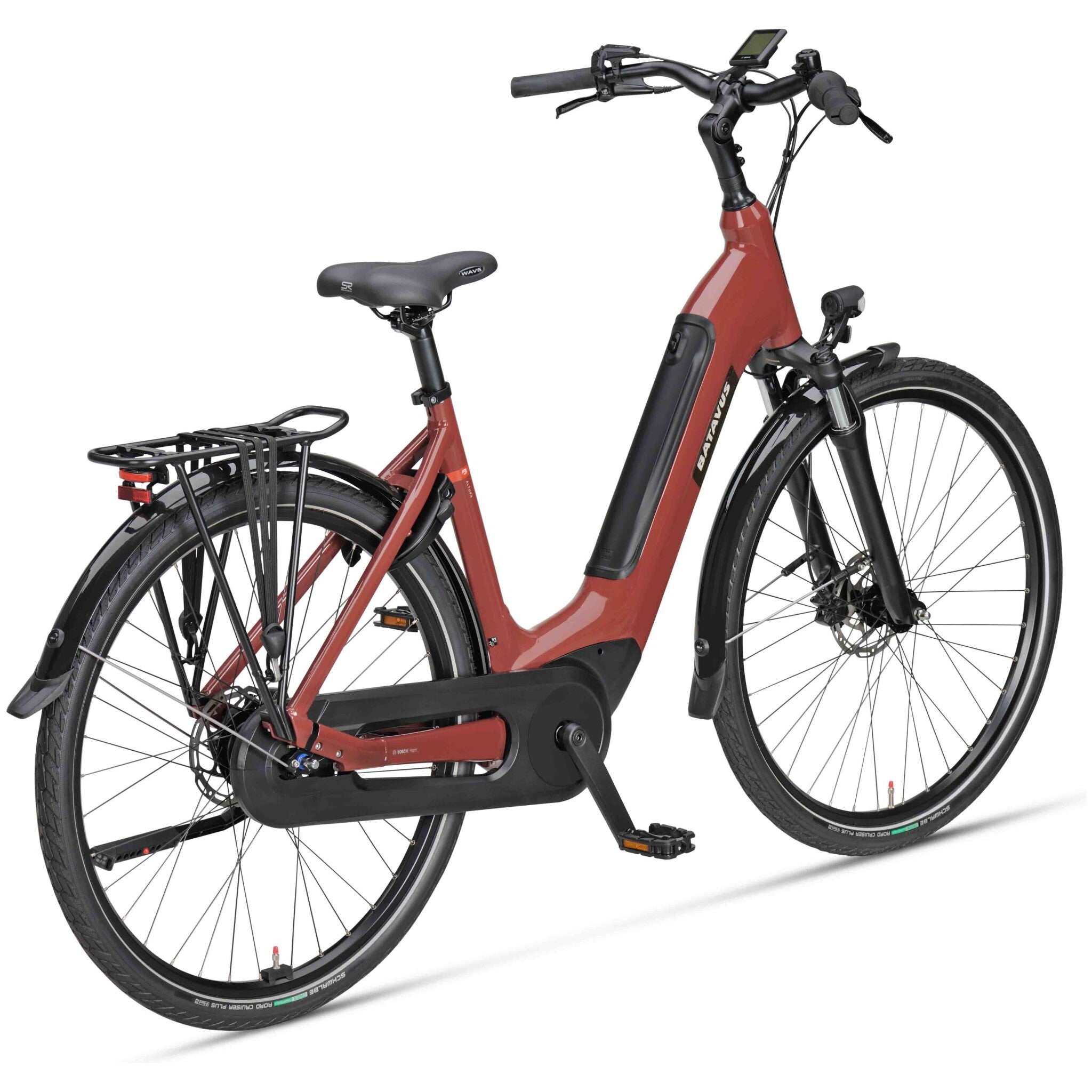 BATAVUS Altura E-Go Power Pro elektrische damesfiets mahonierood