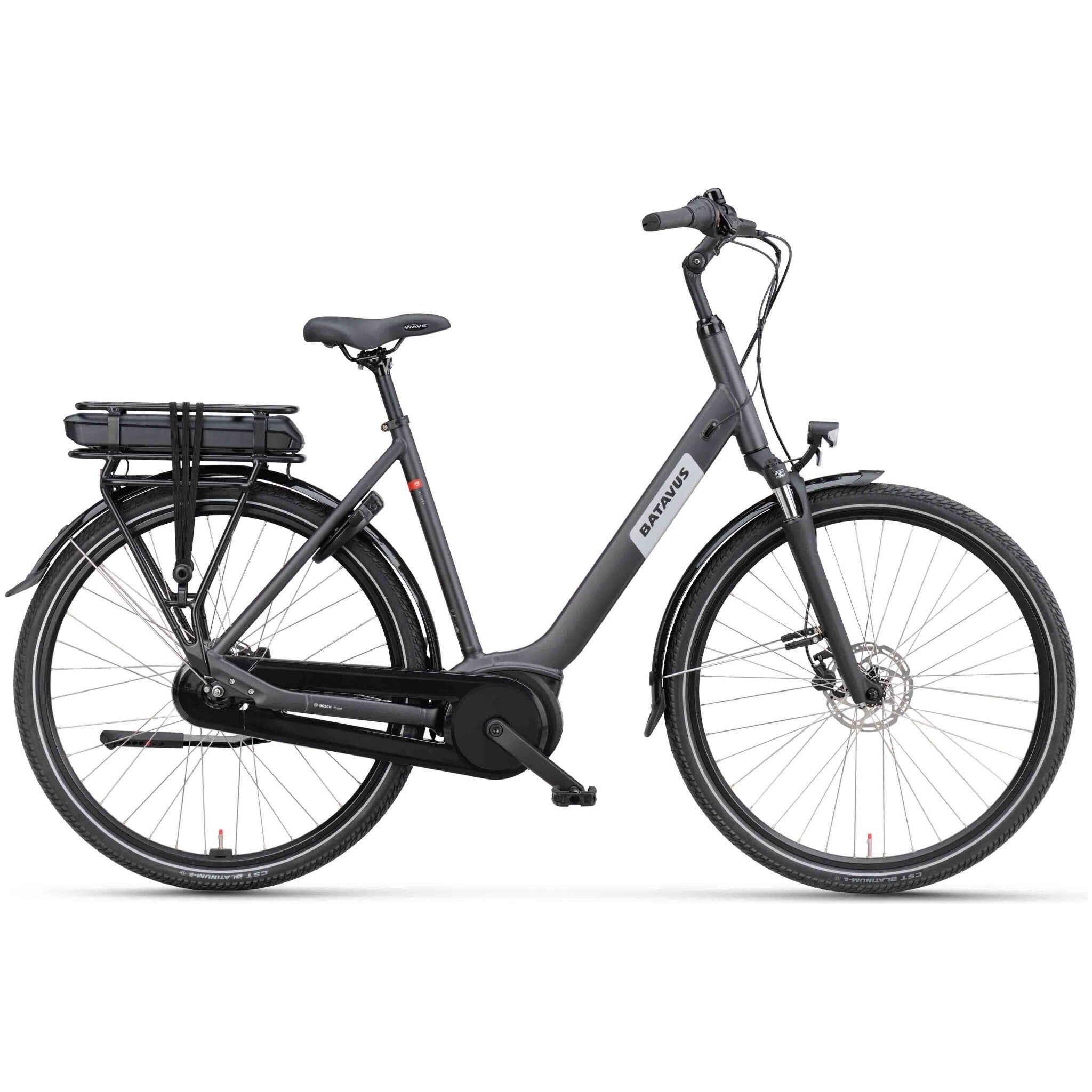 Batavus Altura E-Go Plus elektrische damesfiets zwart mat