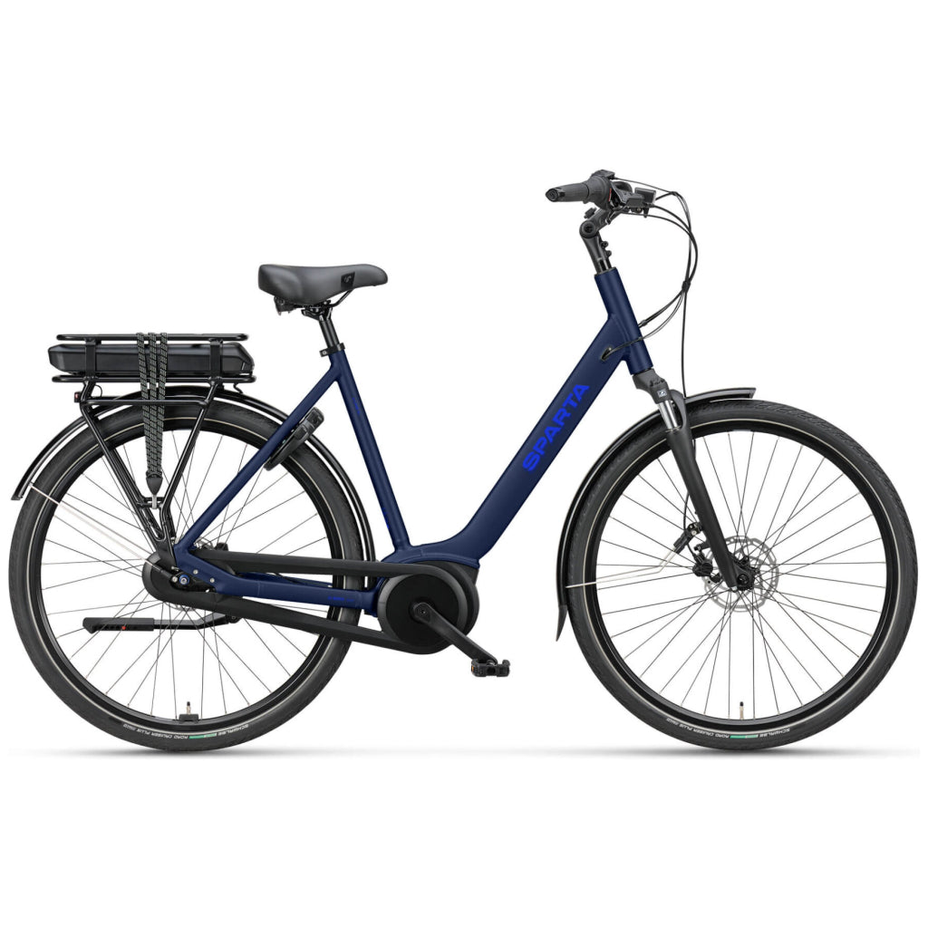 Sparta A-Lane Fit BES3 Dames E-Bike | Flex Accu (400Wh/500Wh) | 7 Versnellingen | Navy Blue Mat