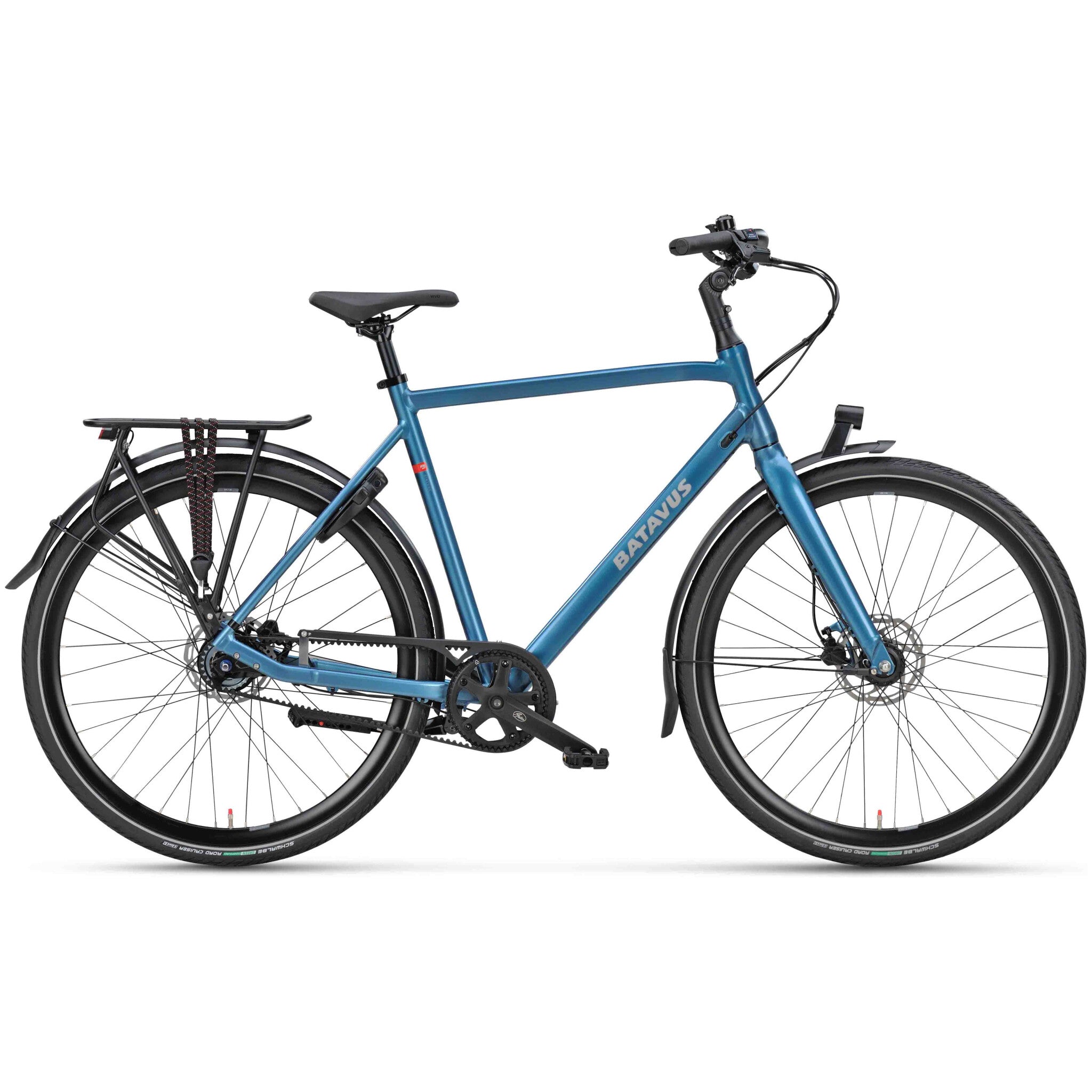 Batavus Dinsdag Exclusive Plus - Heren, 11v, Blauw glans