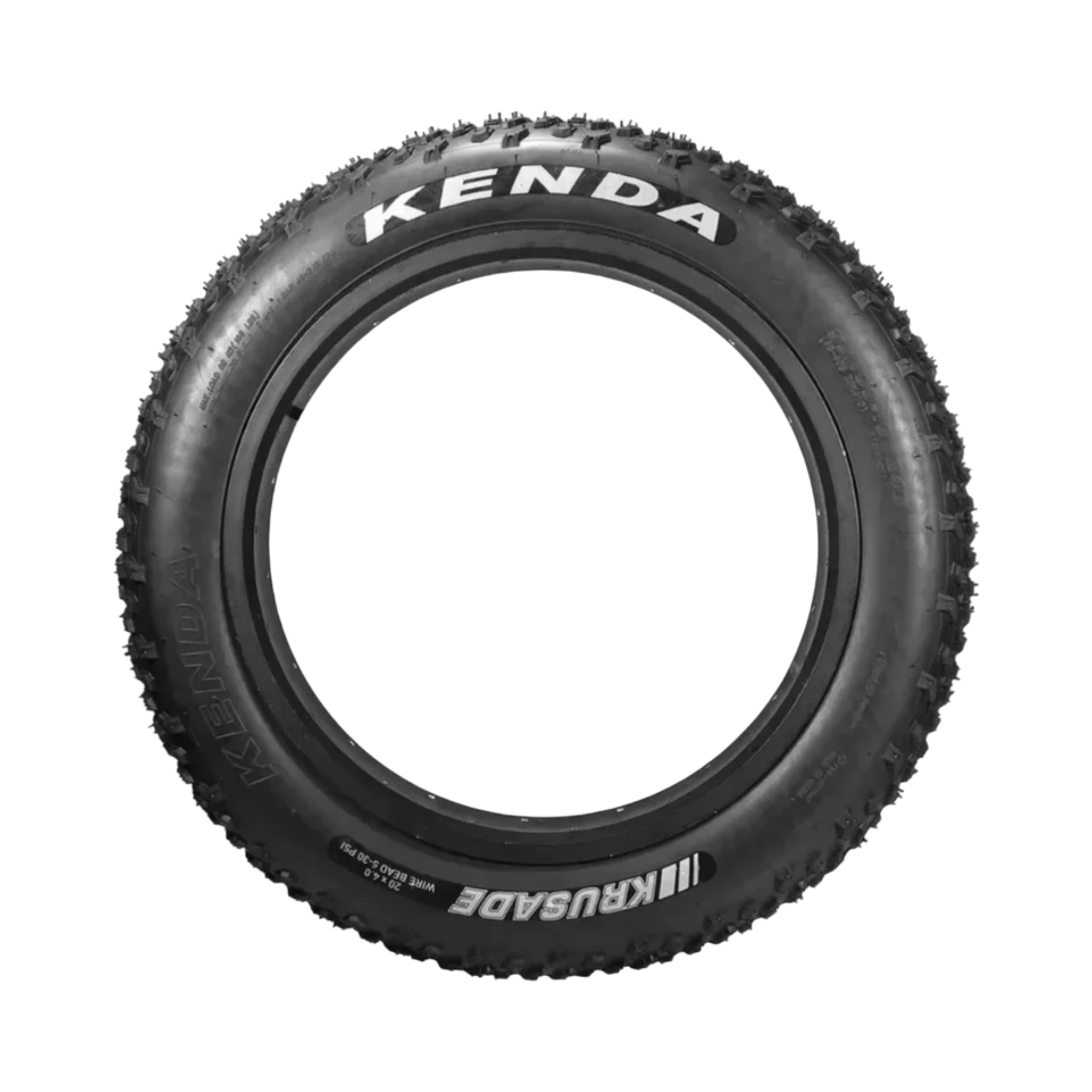 Kenda Crusade fatbike buitenband 20x4.00 / 100-406 zwart