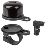 Airbell Fietsbel met Airtag Houder ø31.8mm Zwart