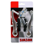 Simson V-brake Remmenset Zilver (Voorrem / Achterrem)