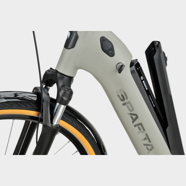 Sparta c-Grid Fit Smart - e-Bike - Lage Instap- Betongrijs Mat - 2025 - Afbeelding 6