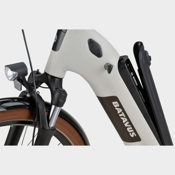 Batavus Altura E-go Power Pro Smart - e-Bike - Lage Instap - Lichtgrijs Mat - 2025 - Afbeelding 4